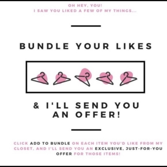 Other - Bundle your likes for a private offer :)
